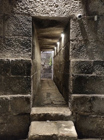 Entrance to St. Lucia's crypt, Split.