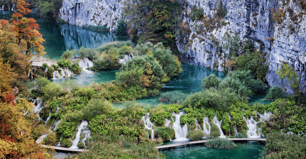 Part of the Plitvice Lake Area near Split.