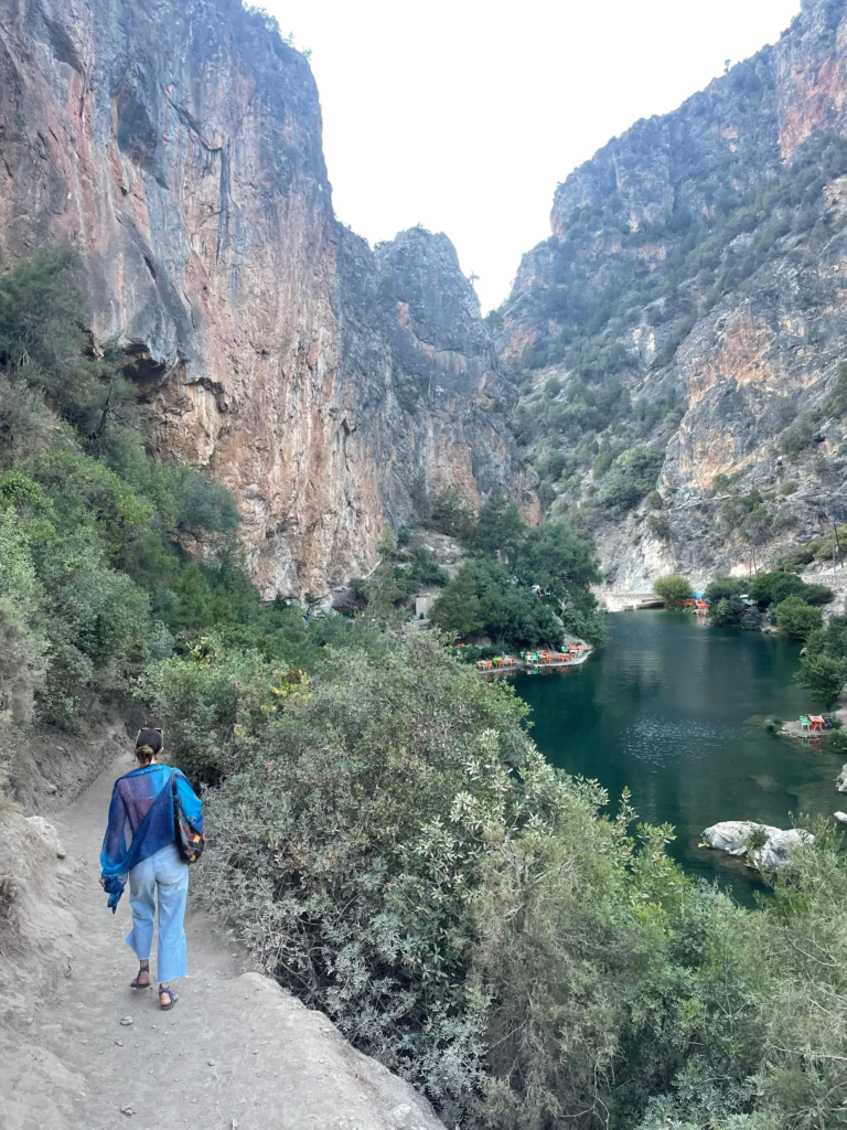 The natural park of Akchour, Morocco.