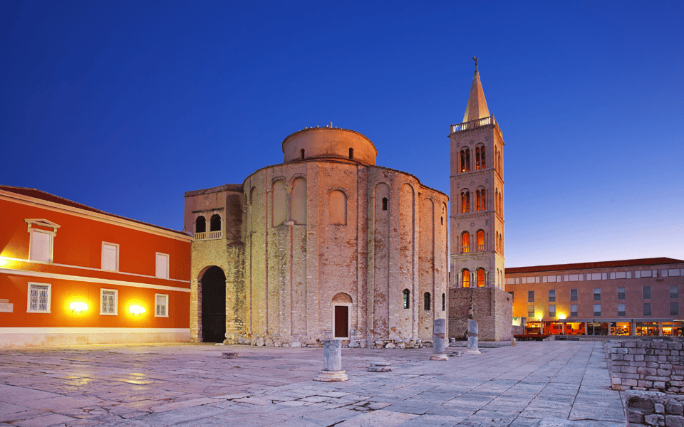 Visit to the Saint Donatus Church in Zadar, Croatia.