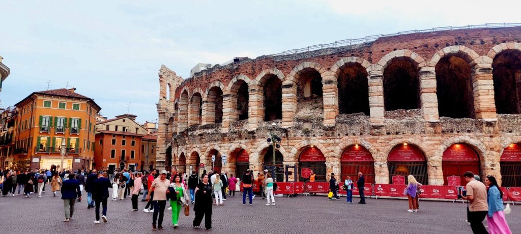 View of the Arena, Verona, Italy.