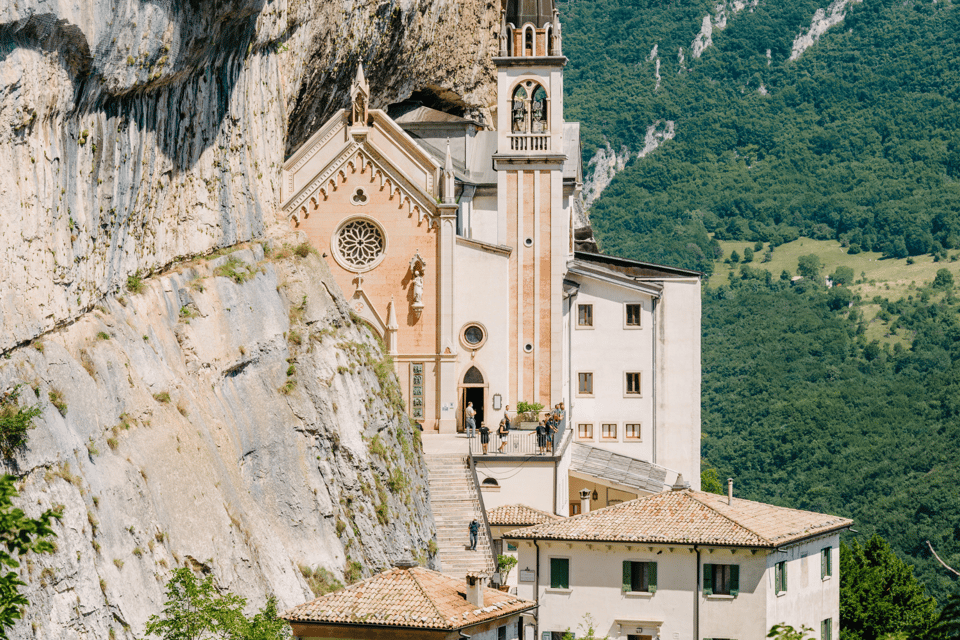 A visit to the Basilica Santuary of Madonna della Corona near Verona.