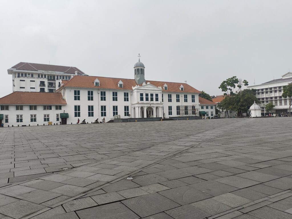 Front view of the former Dutch City Hall of Batavia, Jakarta.
