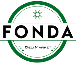 Logo of the Fonda delicacy shop in Cotacachi. 