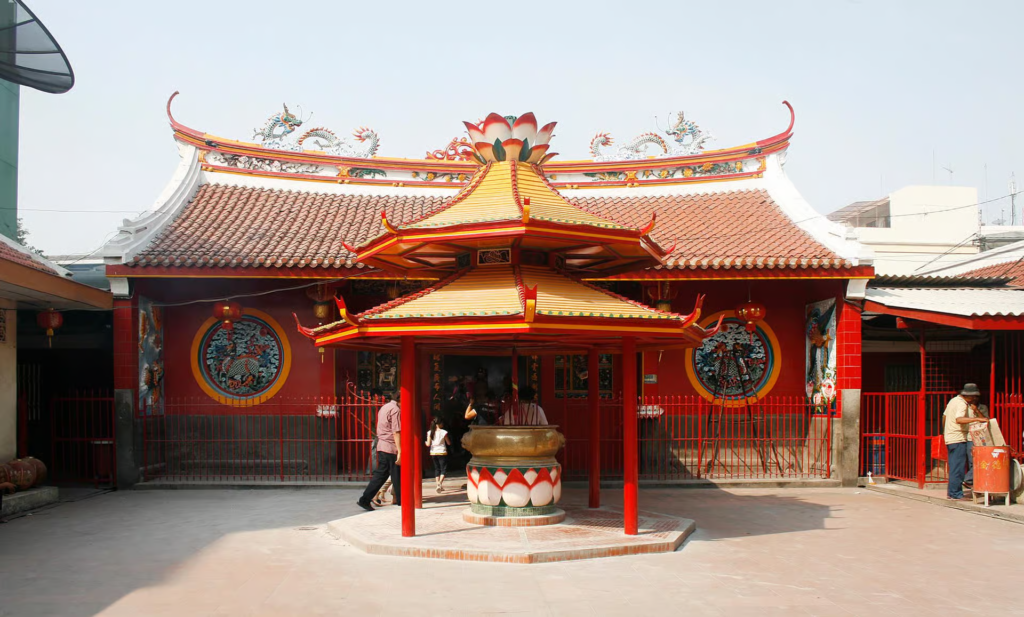 Frontview of "Vihara Dharma Bhakti", one of the most important temples in J>akarta´s Chinatown.