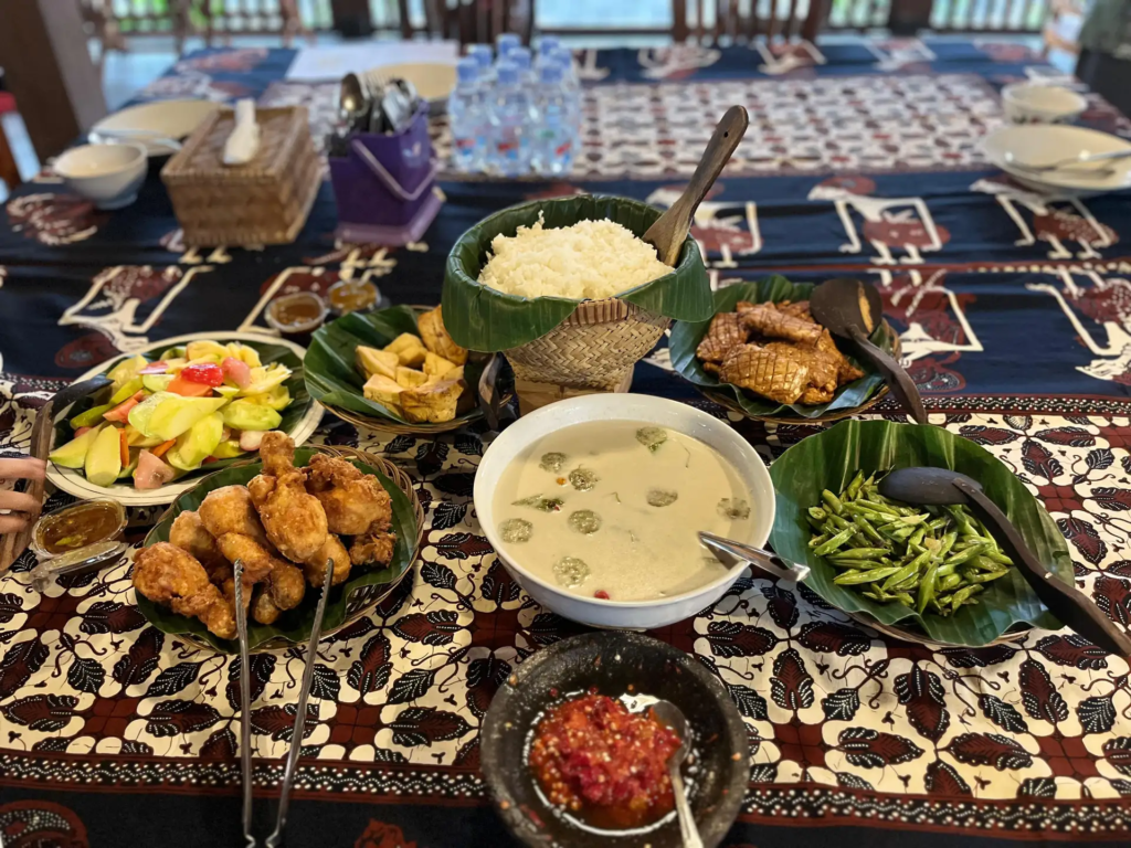 indonesian varied dish yogyakarta