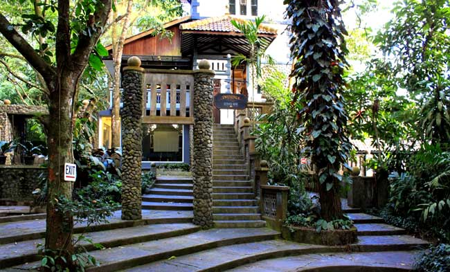 Visit to the Musuem Ullen Sentalu, Yogyakarta. Frontview.